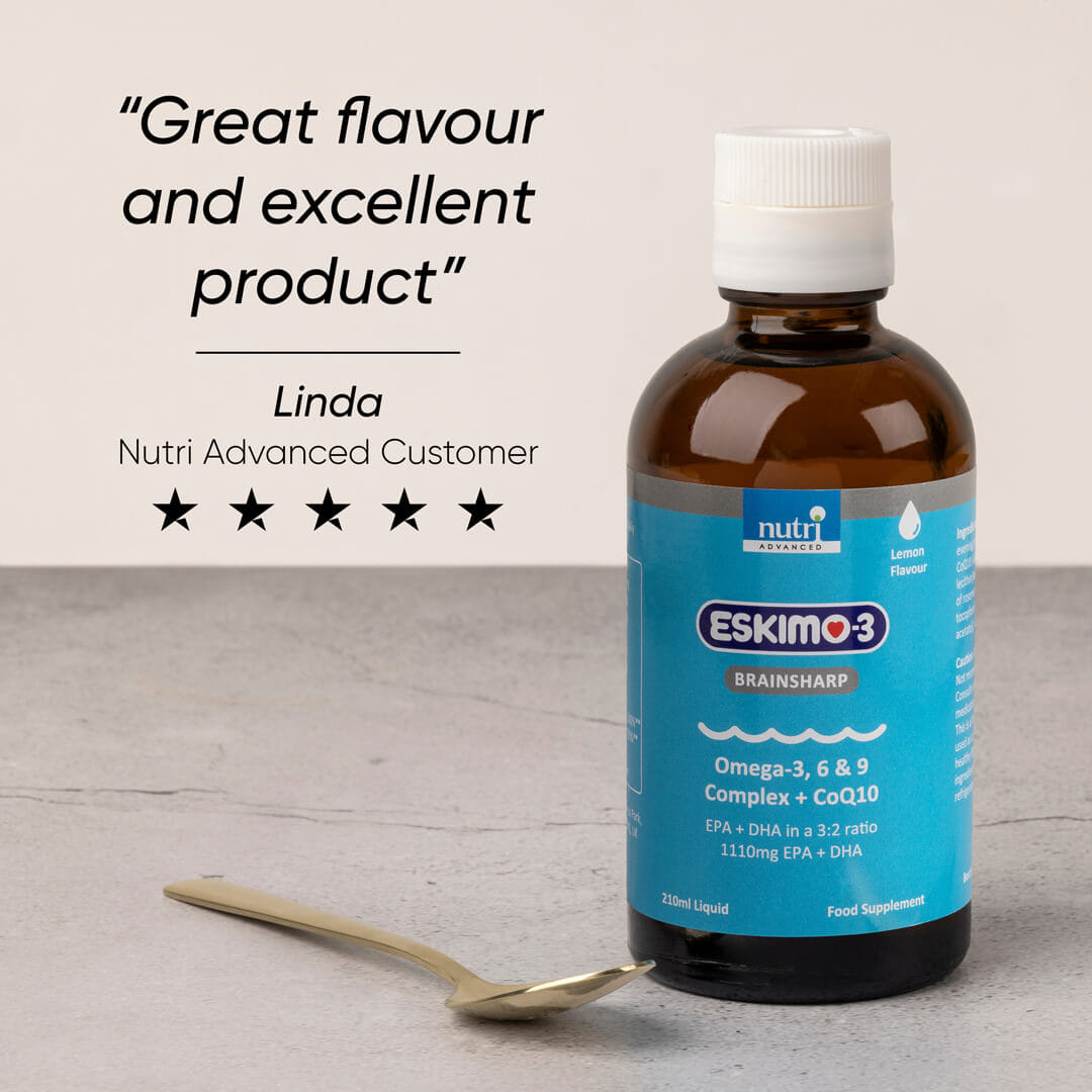 Eskimo®3 Brainsharp Liquid Pure Omega3 Fish Oil 210ml Nutri Advanced
