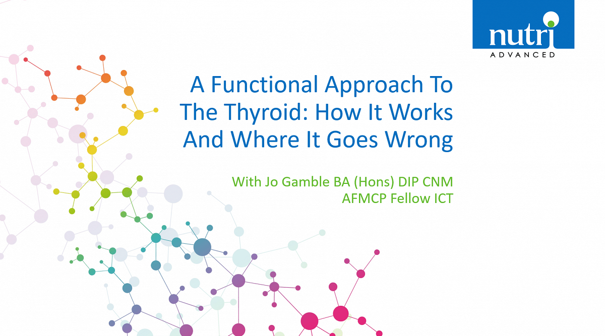 A Functional Approach To The Thyroid: How It Works And Where It Goes Wrong