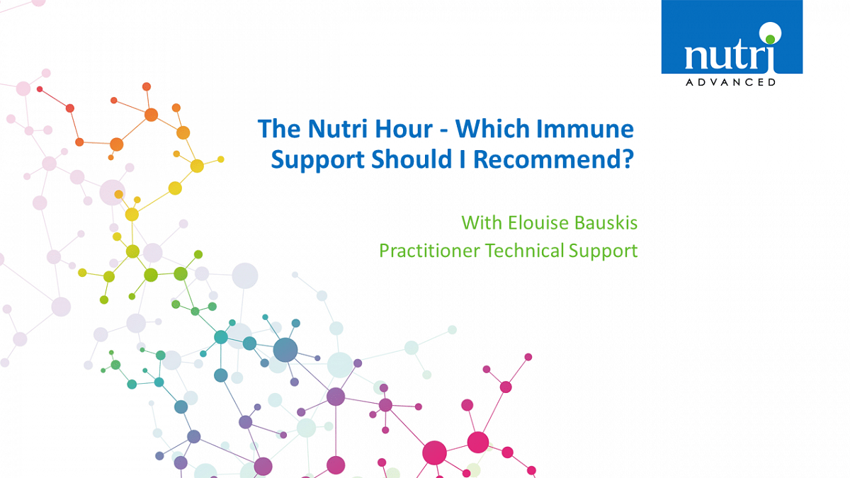The Nutri Hour - Which Immune Support Should I Recommend?